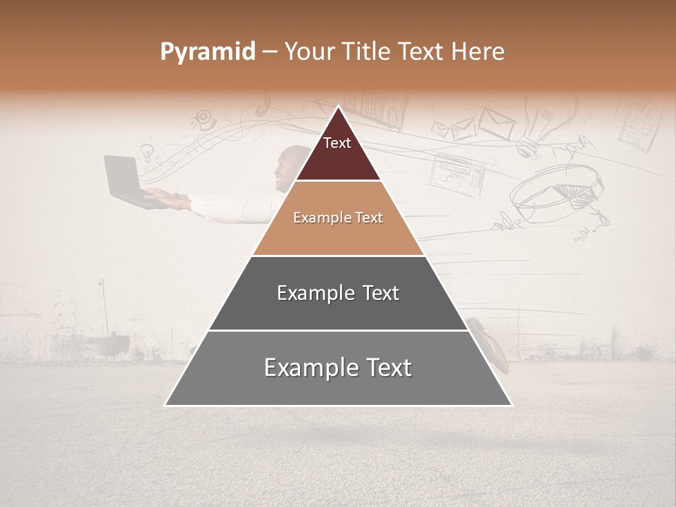 Family Mother Standing PowerPoint Template