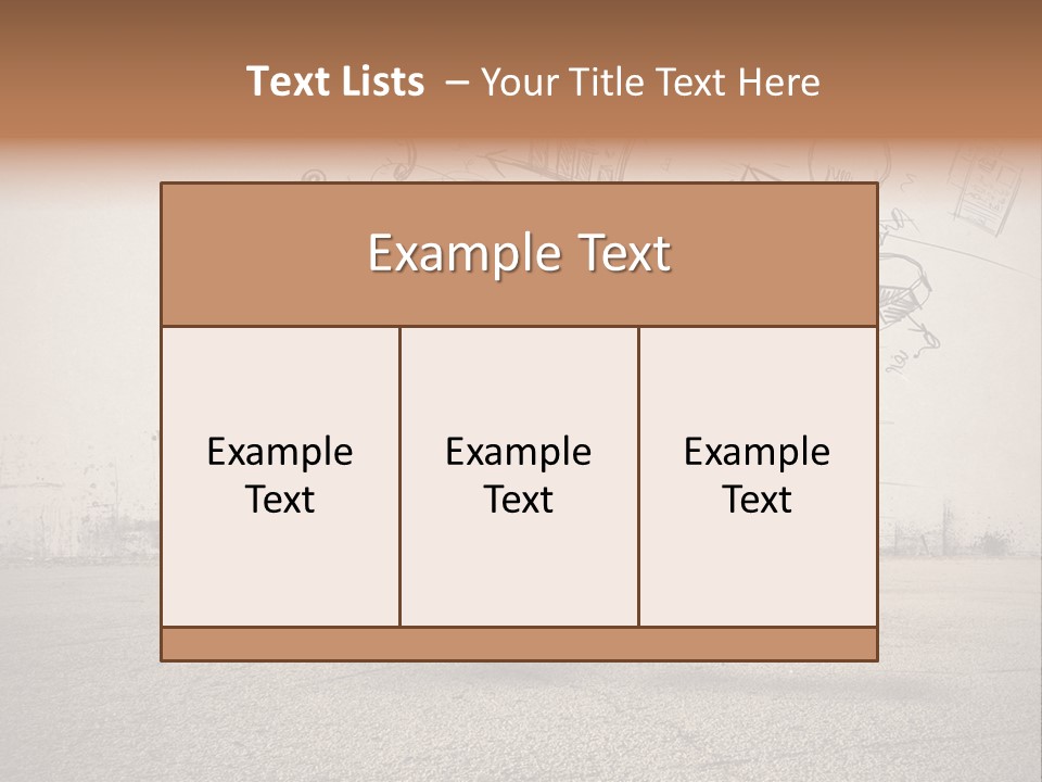 Family Mother Standing PowerPoint Template
