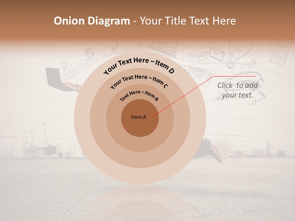 Family Mother Standing PowerPoint Template