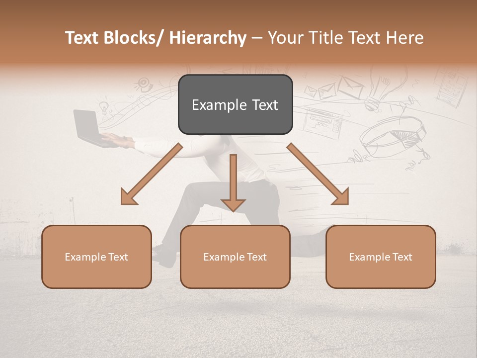 Family Mother Standing PowerPoint Template