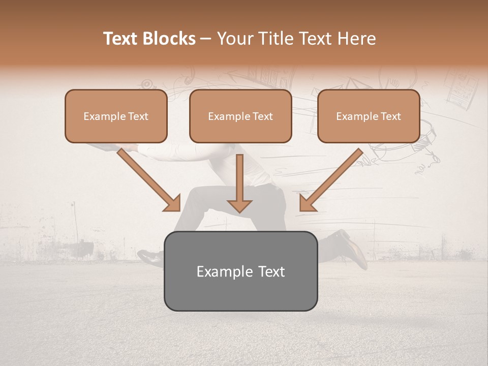 Family Mother Standing PowerPoint Template