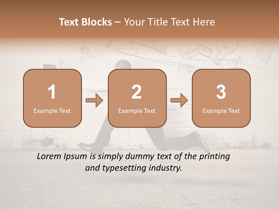 Family Mother Standing PowerPoint Template