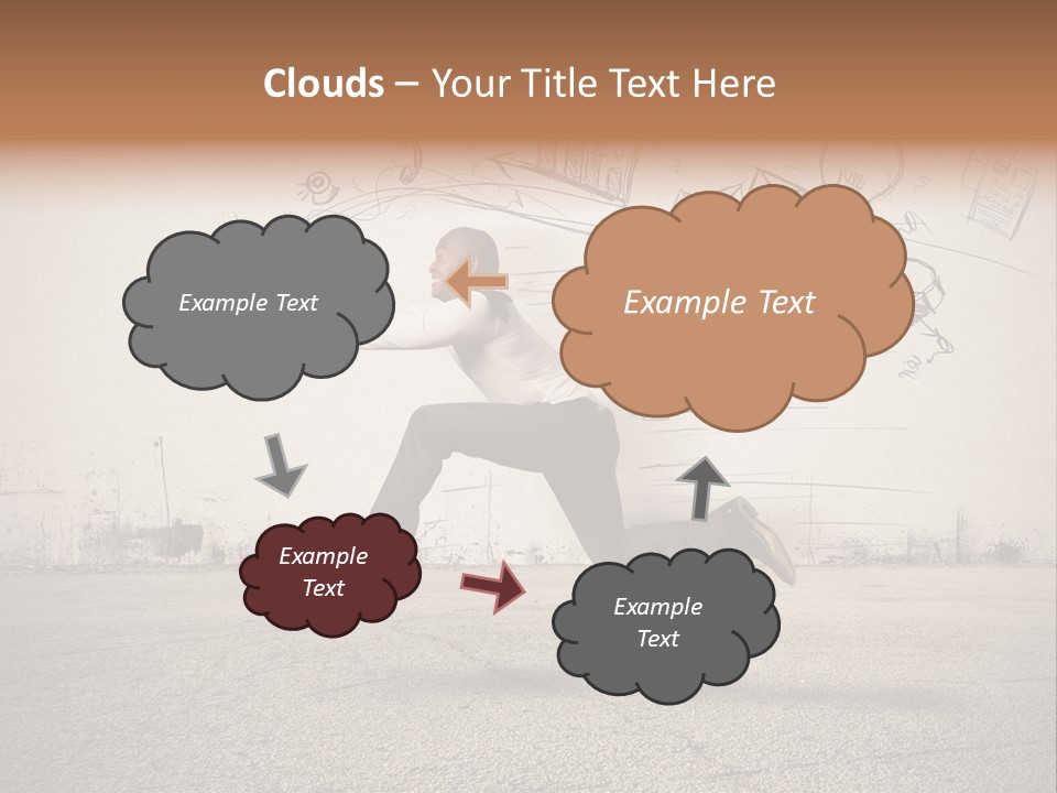 Family Mother Standing PowerPoint Template