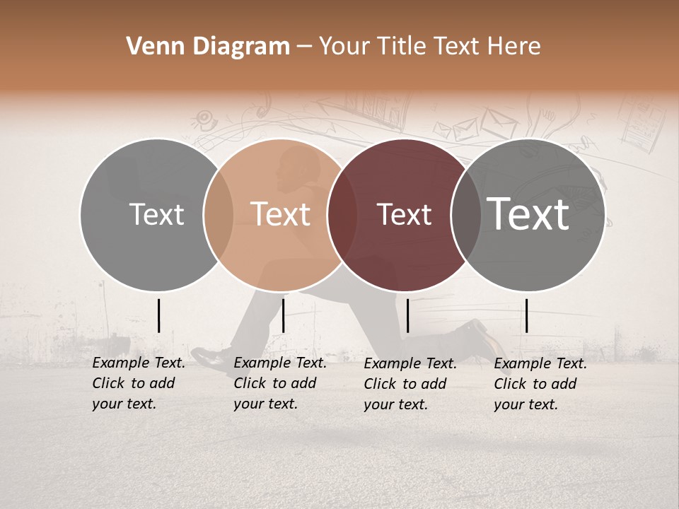 Family Mother Standing PowerPoint Template