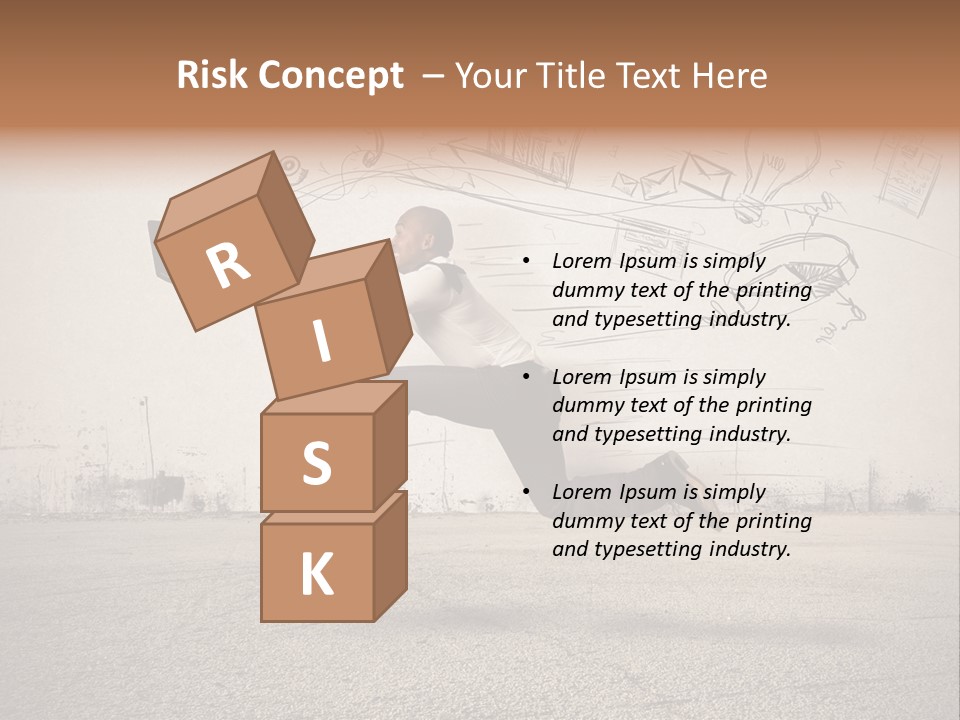 Family Mother Standing PowerPoint Template