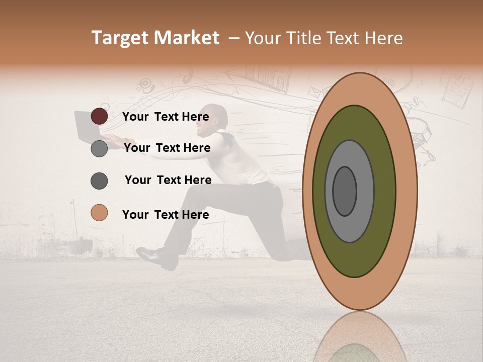 Family Mother Standing PowerPoint Template