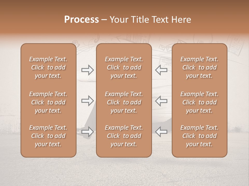 Family Mother Standing PowerPoint Template