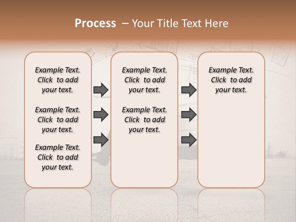 Family Mother Standing PowerPoint Template