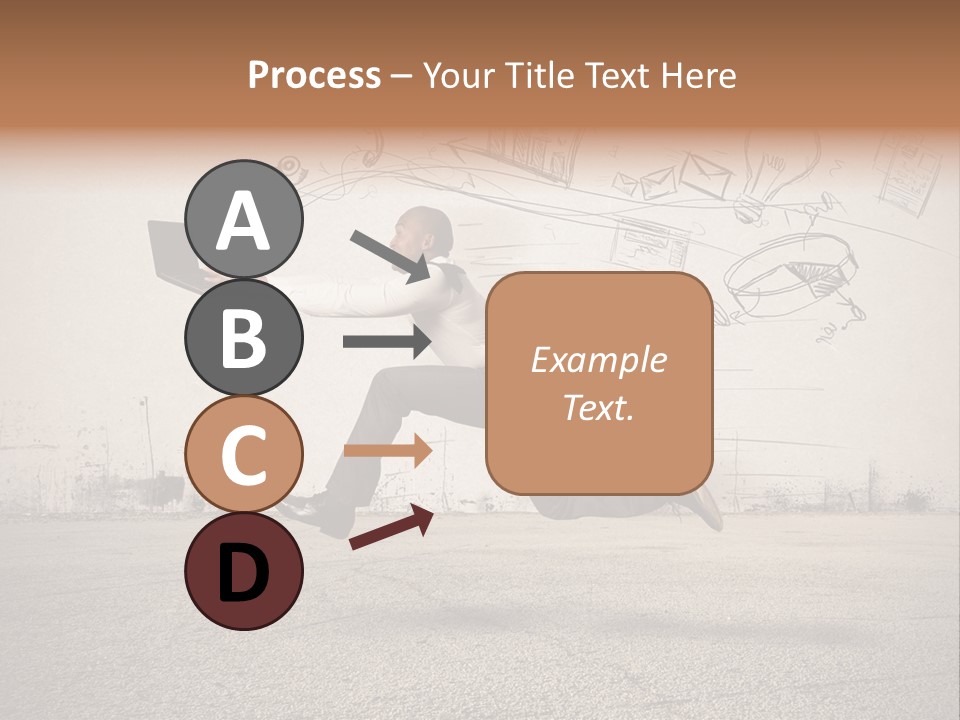 Family Mother Standing PowerPoint Template