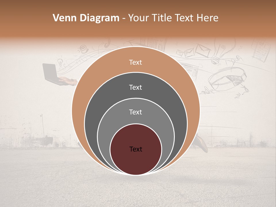 Family Mother Standing PowerPoint Template