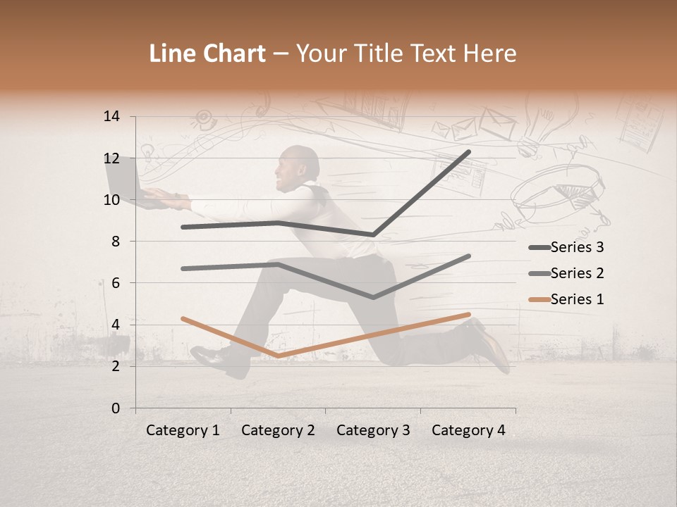 Family Mother Standing PowerPoint Template