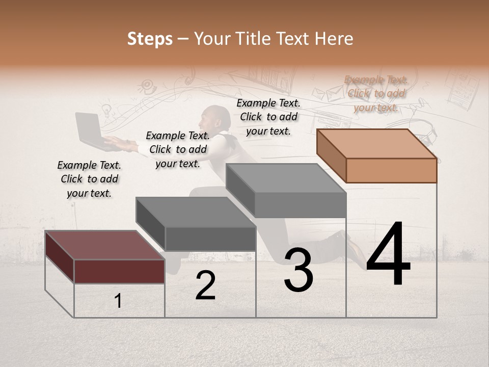 Family Mother Standing PowerPoint Template