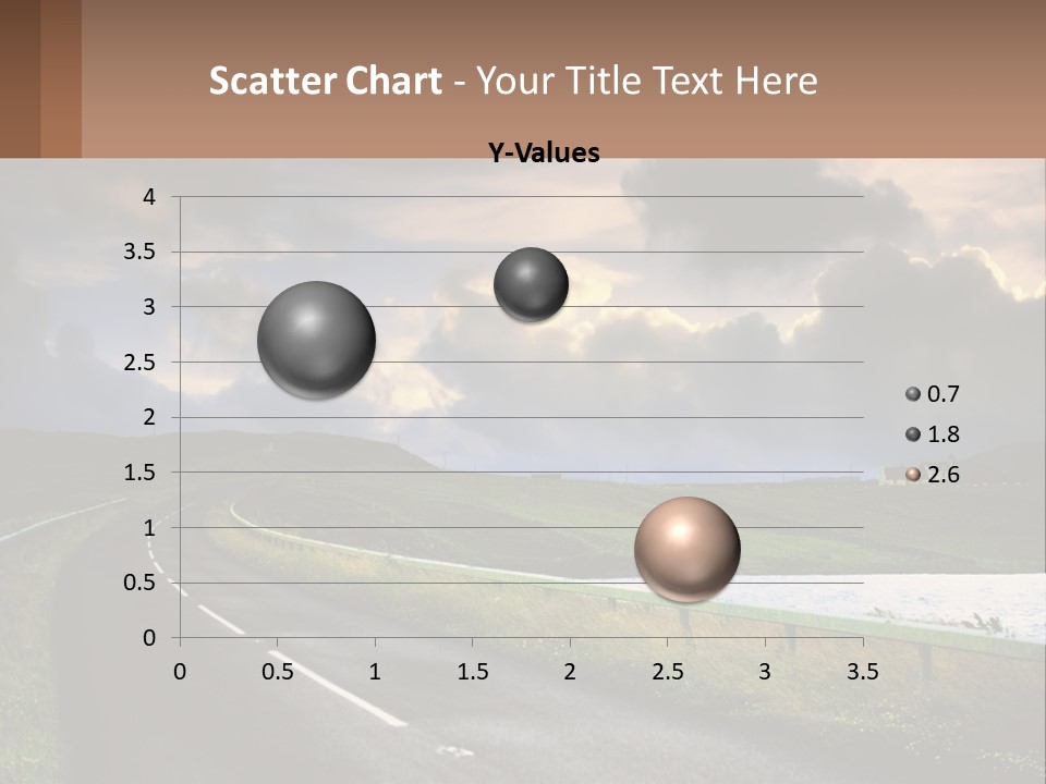 Portrait Wave Woman PowerPoint Template