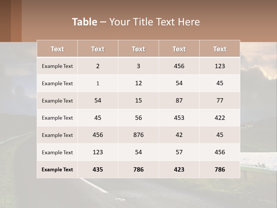 Portrait Wave Woman PowerPoint Template