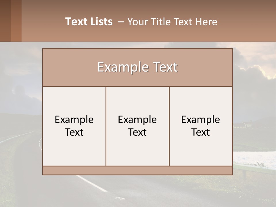 Portrait Wave Woman PowerPoint Template