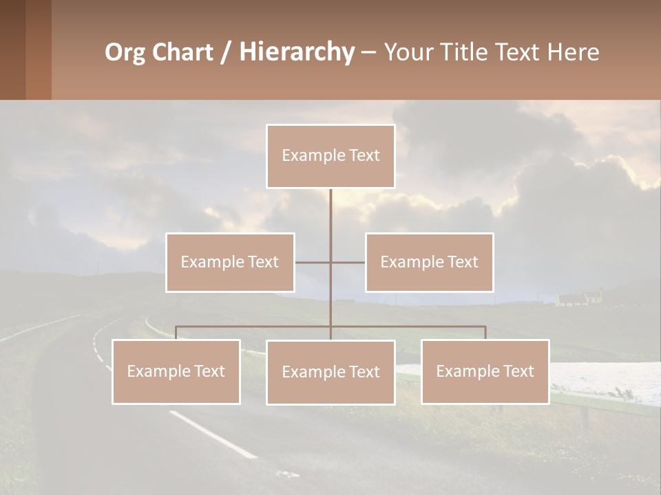 Portrait Wave Woman PowerPoint Template