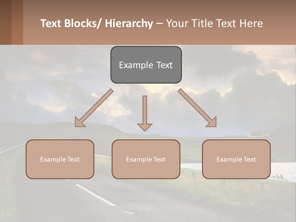 Portrait Wave Woman PowerPoint Template