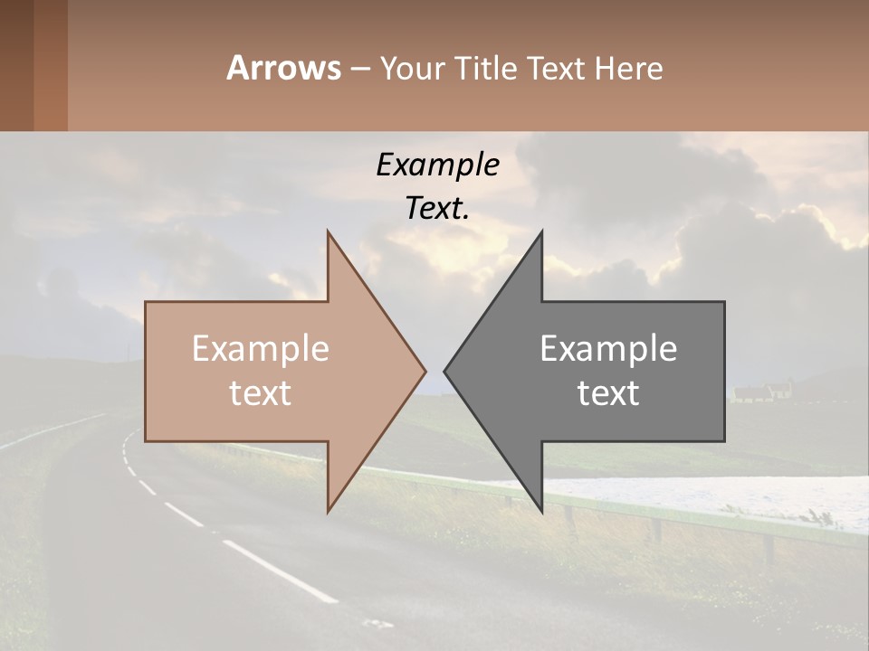 Portrait Wave Woman PowerPoint Template