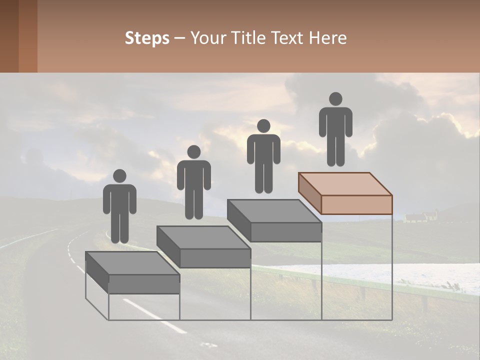 Portrait Wave Woman PowerPoint Template