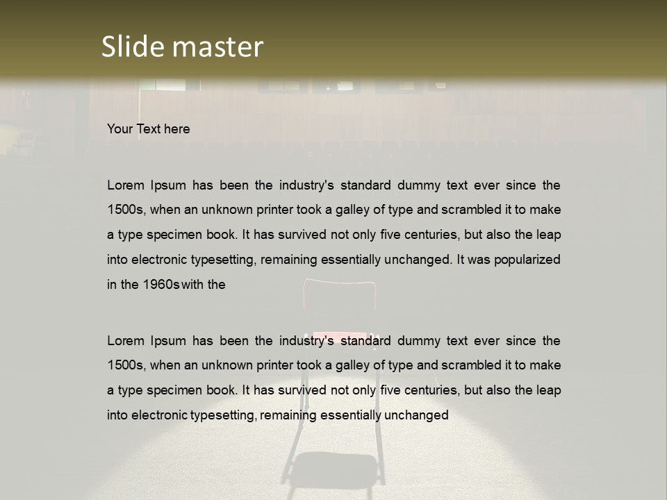 Parent Portrait Calm PowerPoint Template