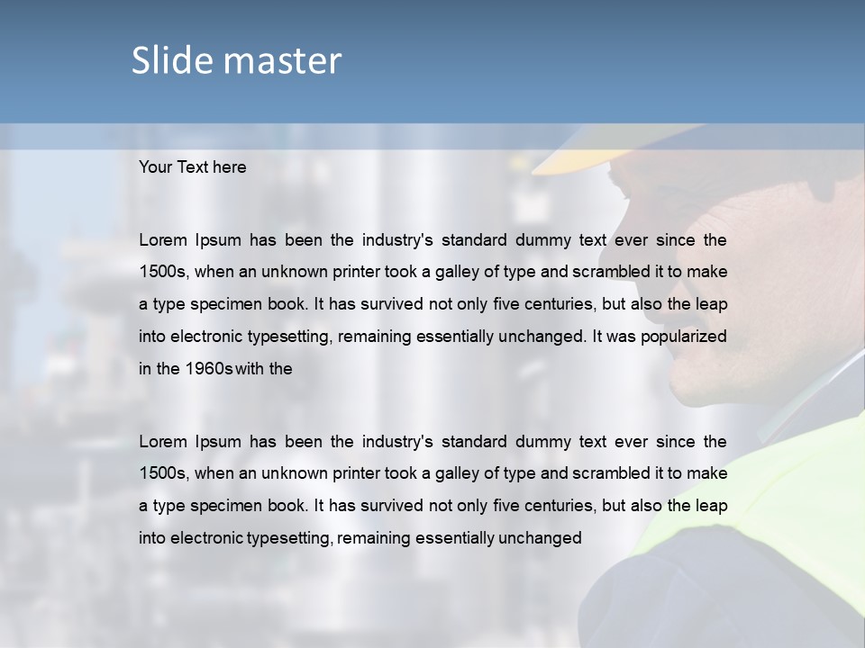 Wave Beach Mother PowerPoint Template