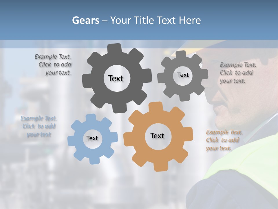 Wave Beach Mother PowerPoint Template