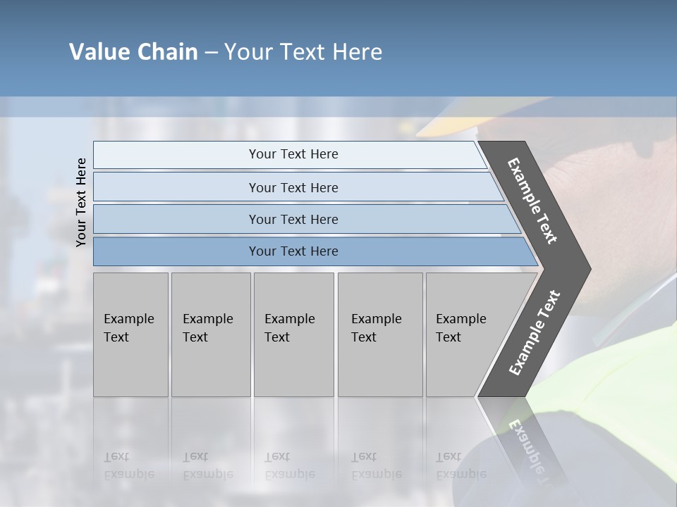 Wave Beach Mother PowerPoint Template