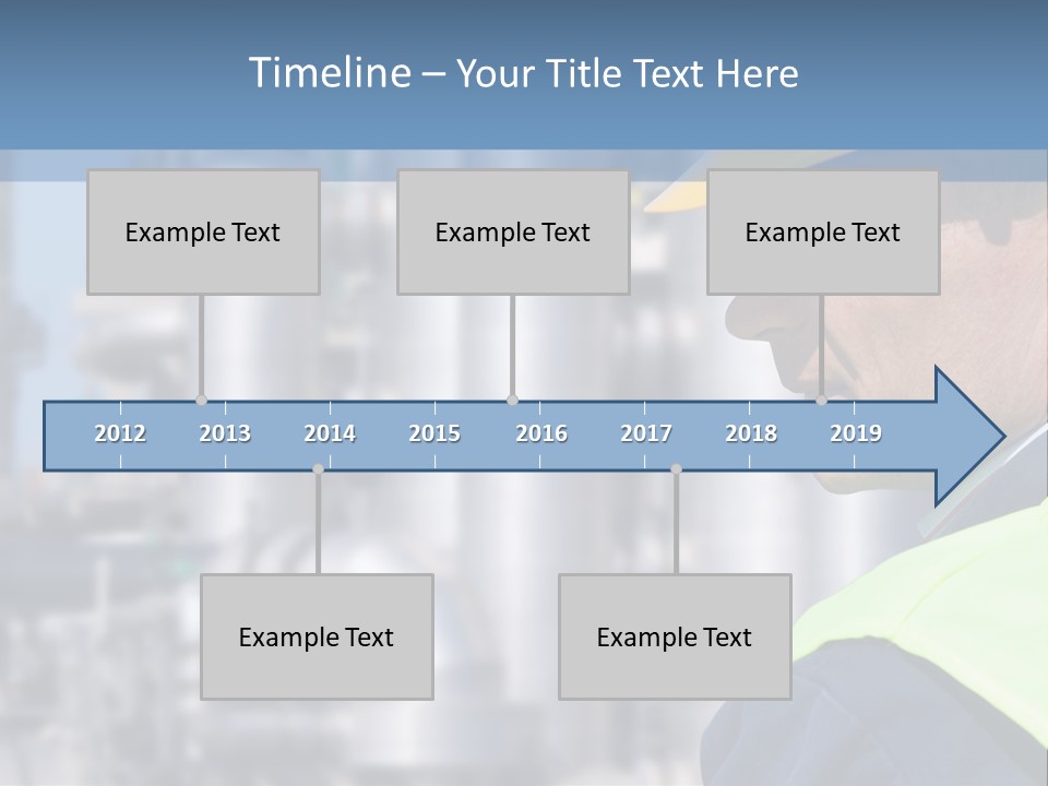 Wave Beach Mother PowerPoint Template