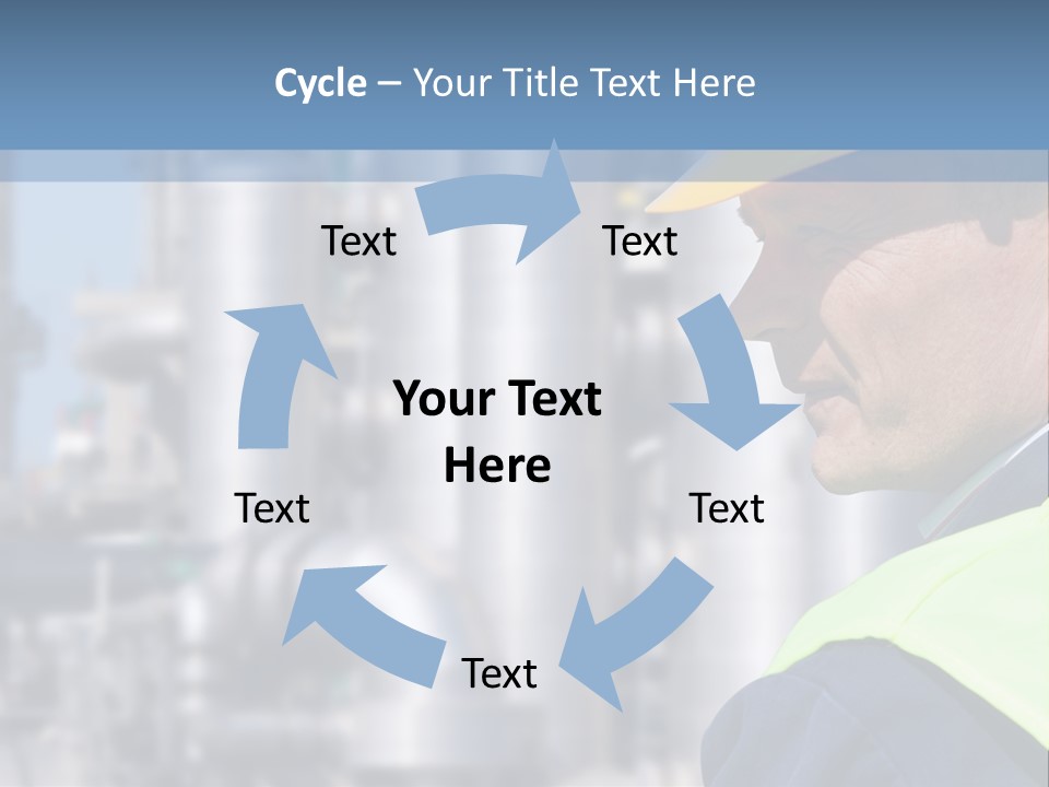 Wave Beach Mother PowerPoint Template