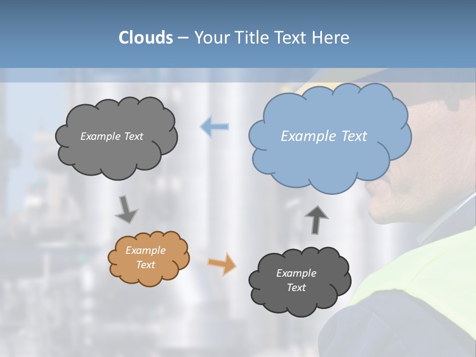 Wave Beach Mother PowerPoint Template