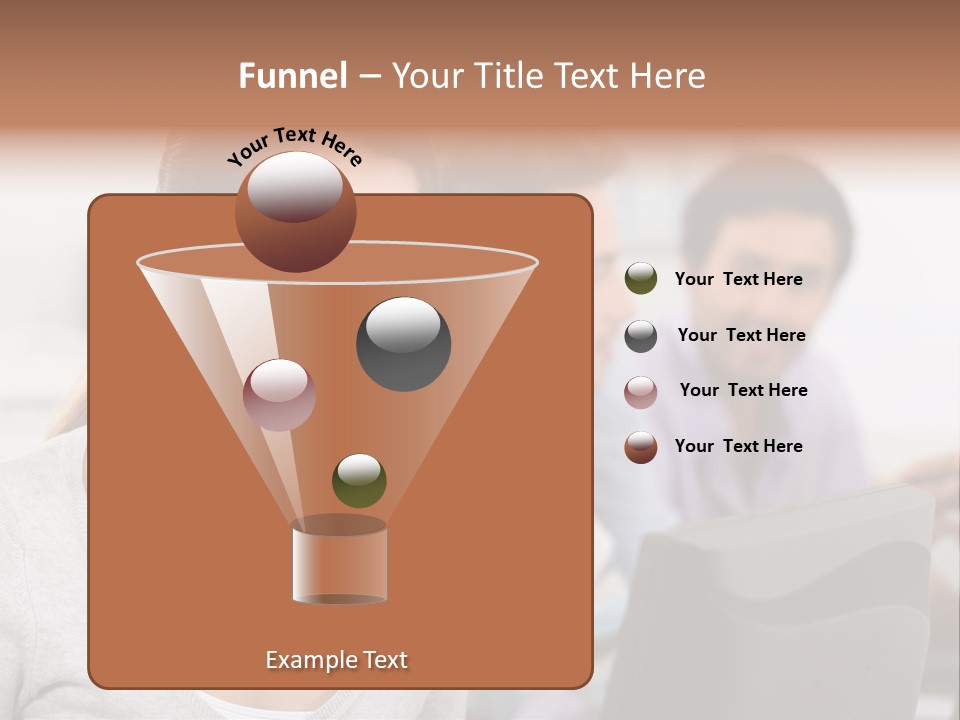 Sea Single Woman PowerPoint Template