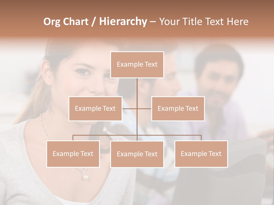 Sea Single Woman PowerPoint Template