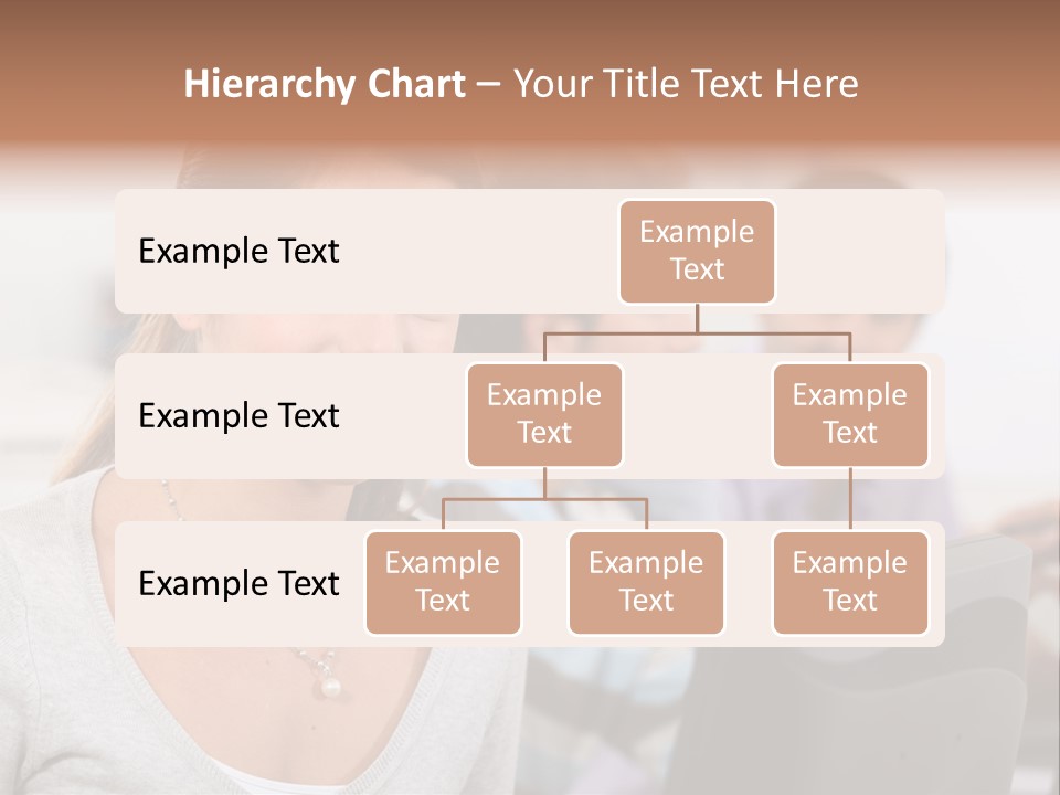 Sea Single Woman PowerPoint Template
