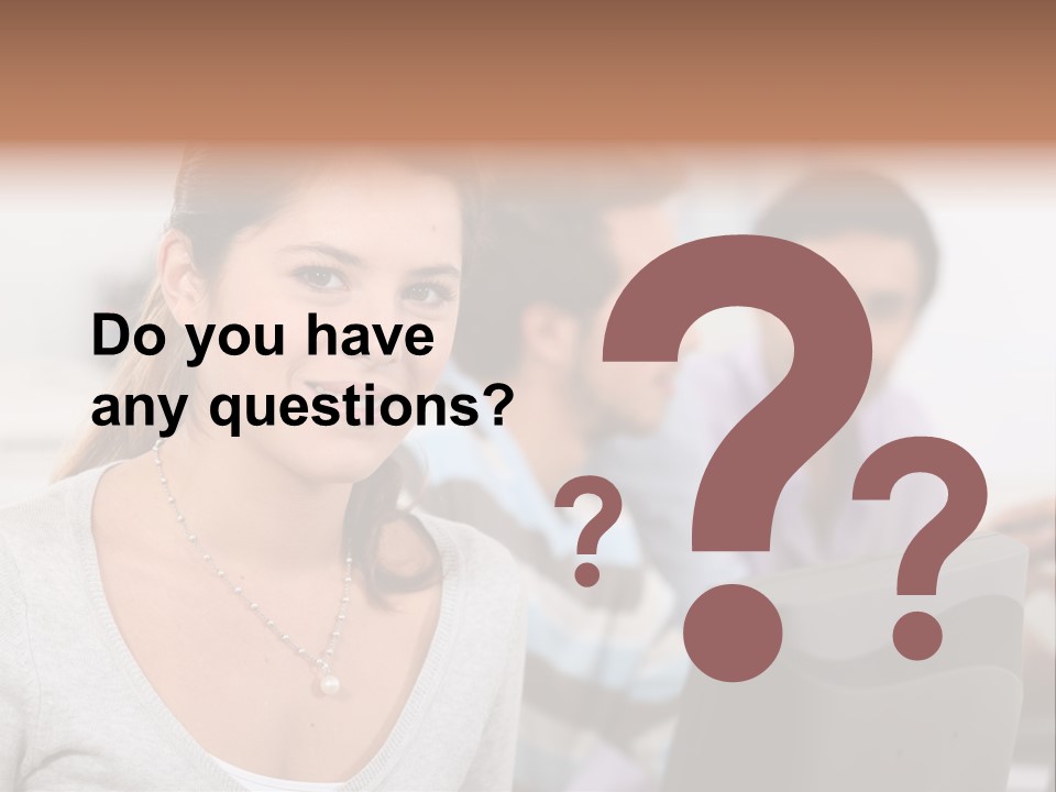 Sea Single Woman PowerPoint Template