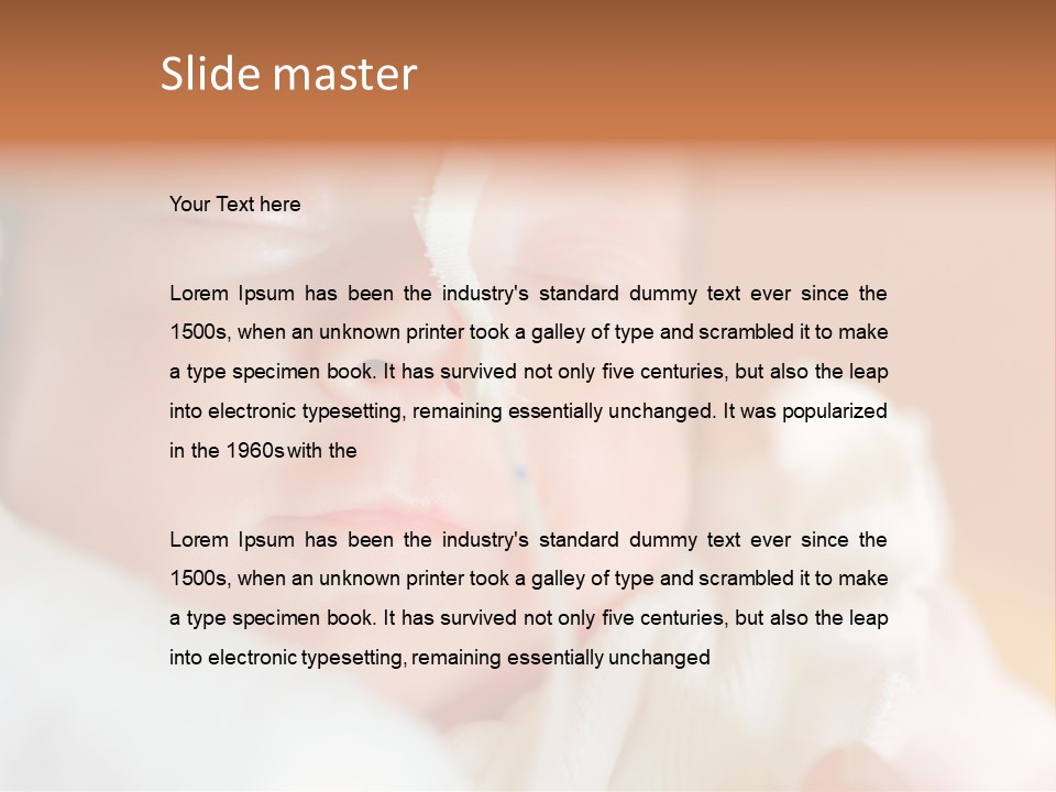 Portrait Retired Wellness PowerPoint Template