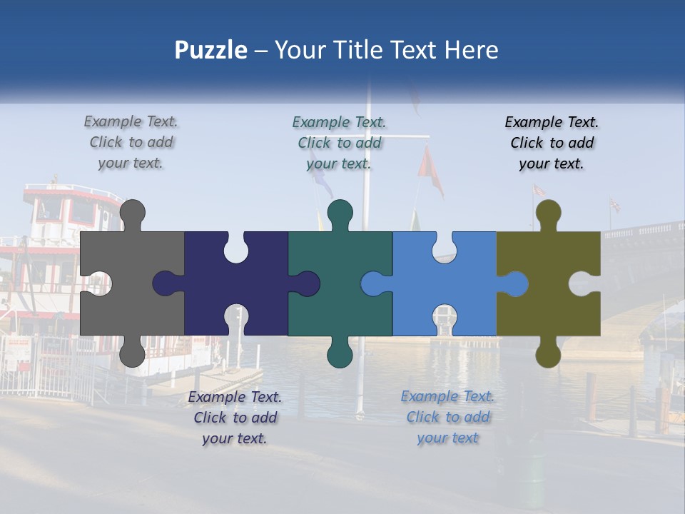 Ocean Standing Senior PowerPoint Template