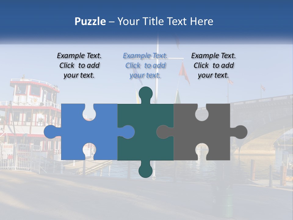 Ocean Standing Senior PowerPoint Template