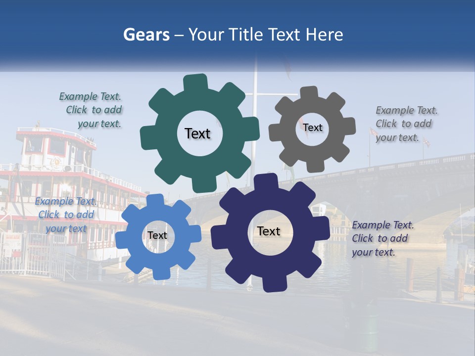 Ocean Standing Senior PowerPoint Template