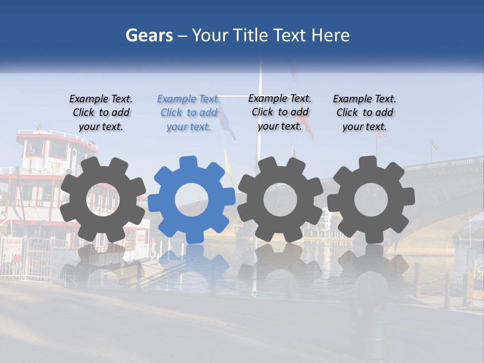 Ocean Standing Senior PowerPoint Template