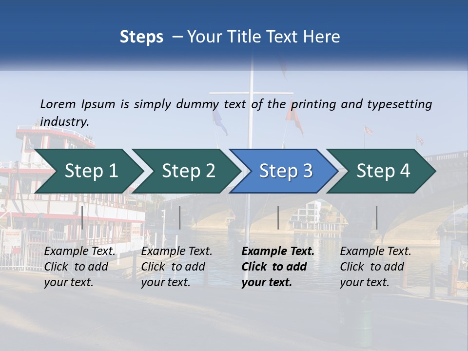 Ocean Standing Senior PowerPoint Template