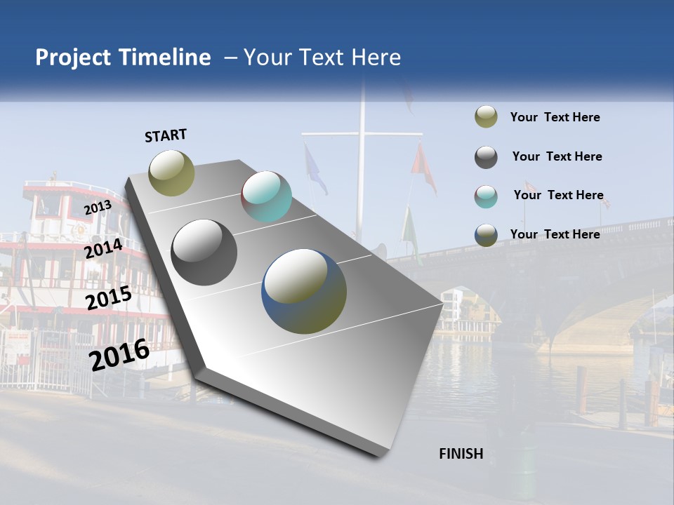 Ocean Standing Senior PowerPoint Template