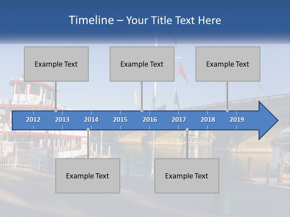 Ocean Standing Senior PowerPoint Template