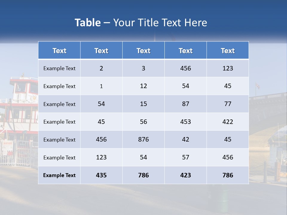 Ocean Standing Senior PowerPoint Template