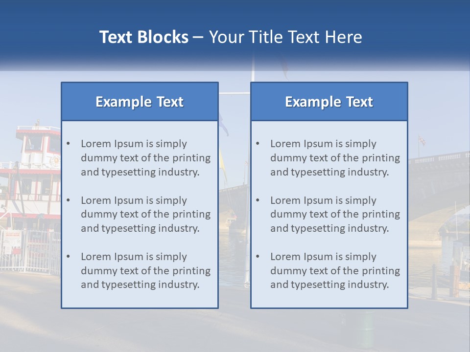 Ocean Standing Senior PowerPoint Template