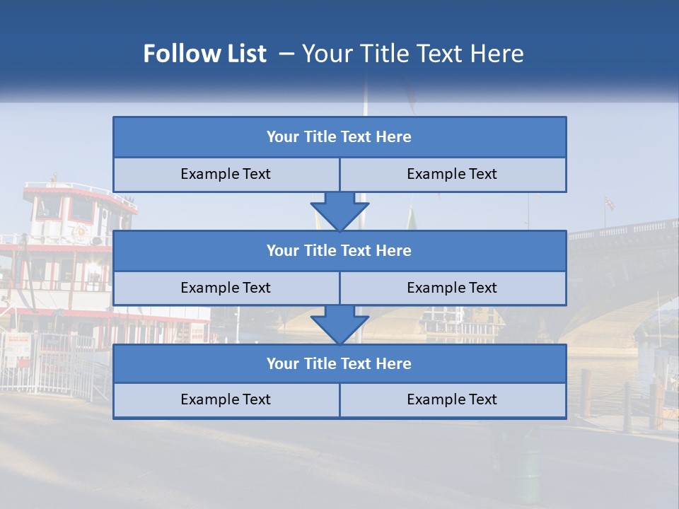 Ocean Standing Senior PowerPoint Template