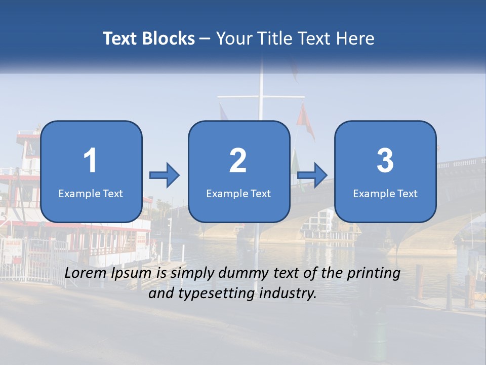 Ocean Standing Senior PowerPoint Template