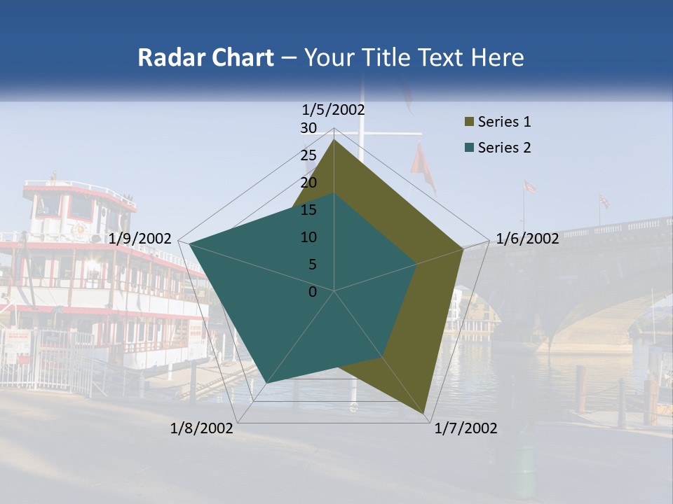 Ocean Standing Senior PowerPoint Template