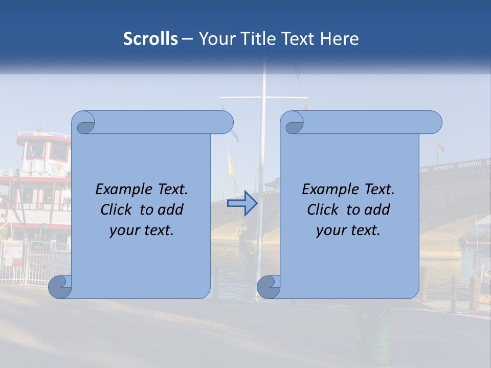 Ocean Standing Senior PowerPoint Template