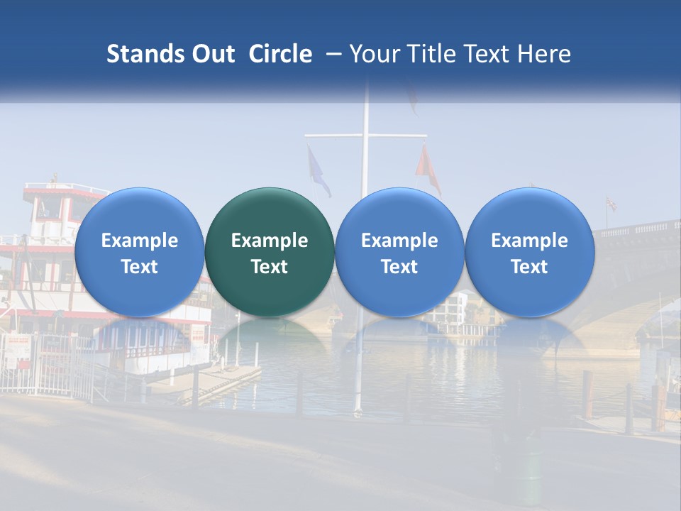 Ocean Standing Senior PowerPoint Template