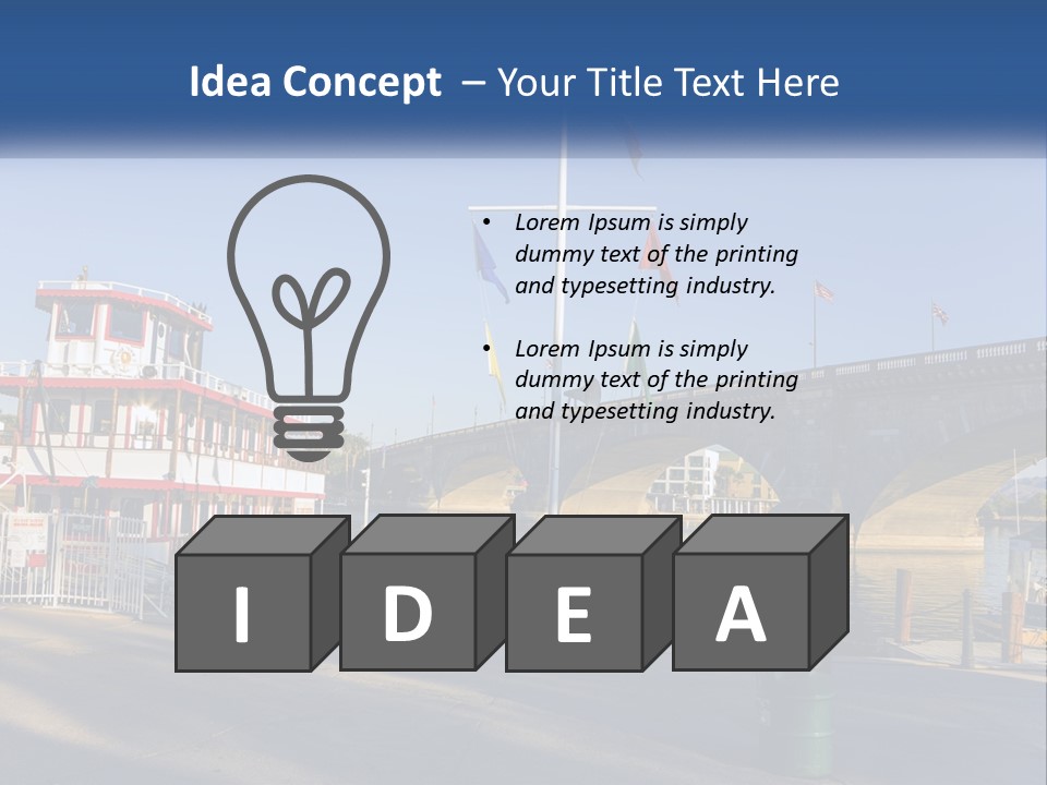 Ocean Standing Senior PowerPoint Template